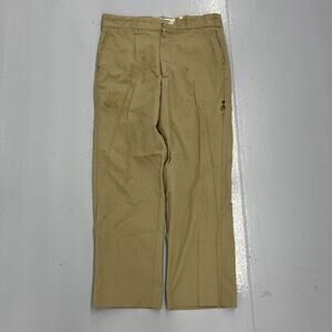 Vintage 60s Tan Sanforized Workwear Cotton Chinos 34x29